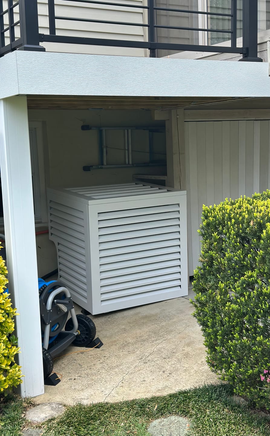 Customer photo review of Central AC Cover - White