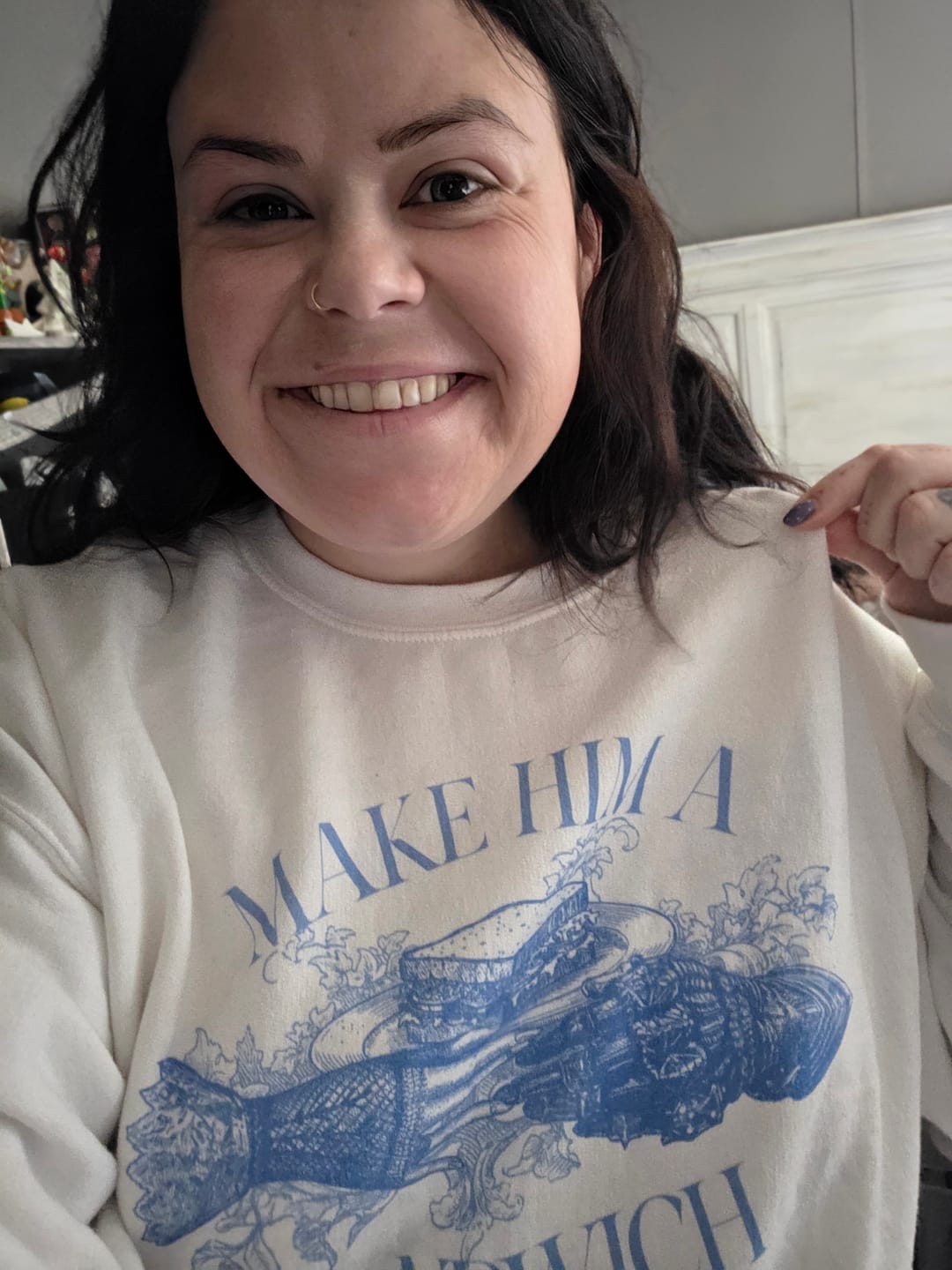 Customer photo review of MHAS Knight Crewneck