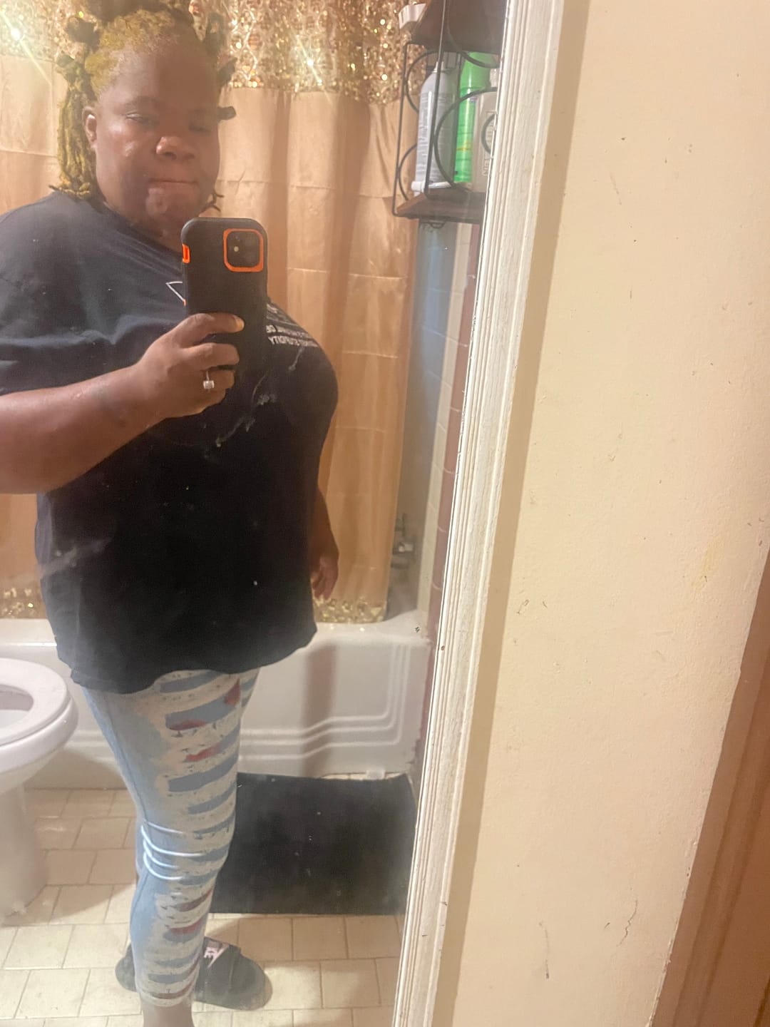 Customer photo review of (Free Gift🎁) Sauna Sweat Tummy Slimmer Girdle