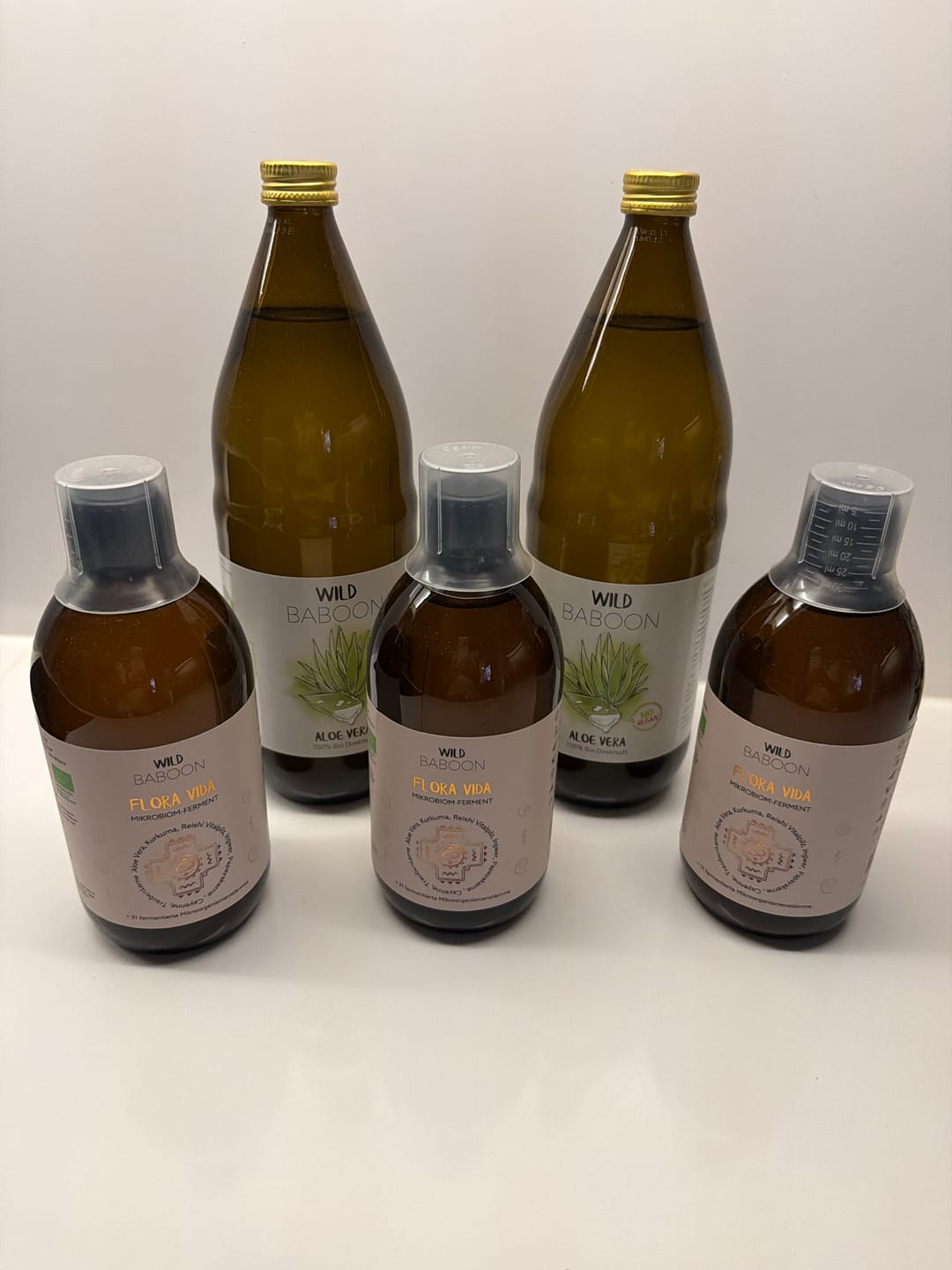 Customer photo review of Neu: FLORA VIDA - Ferment mit lebenden Mikroorganismen, Kurkuma, Ingwer und Aloe Vera, BIO
