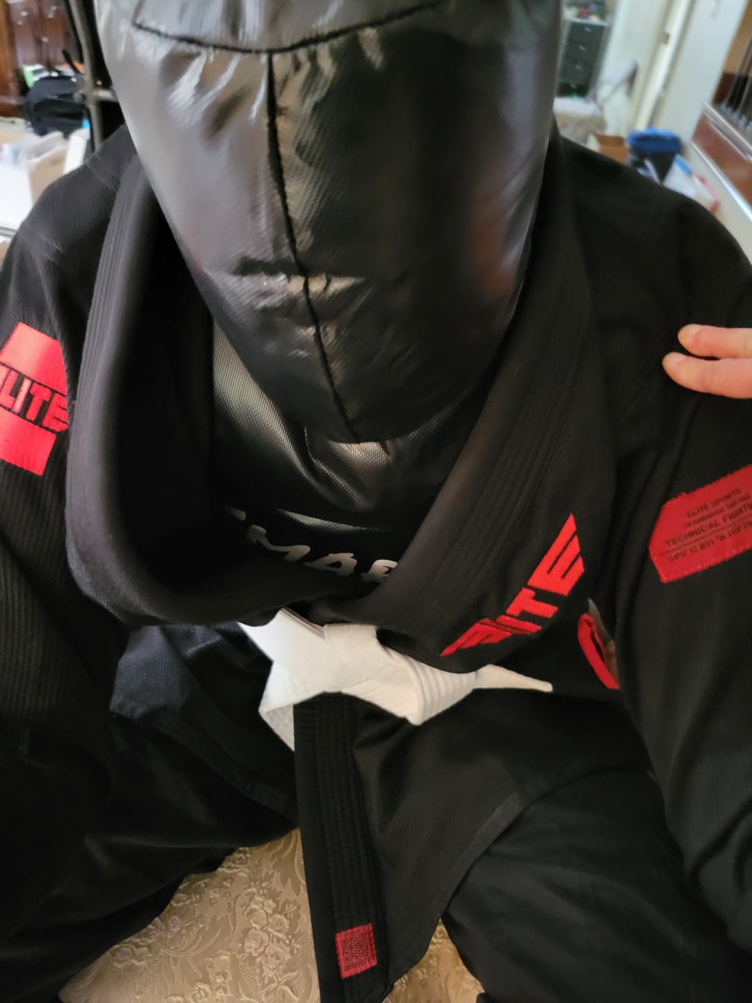 Customer photo review of Core Black Brazilian Jiu Jitsu Mens BJJ Gi