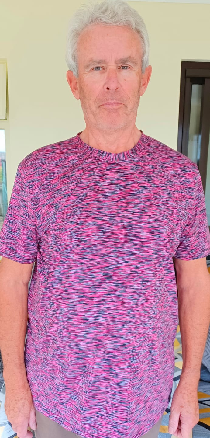 Customer photo review of Melange Active Wear Sports Jersey Fabric