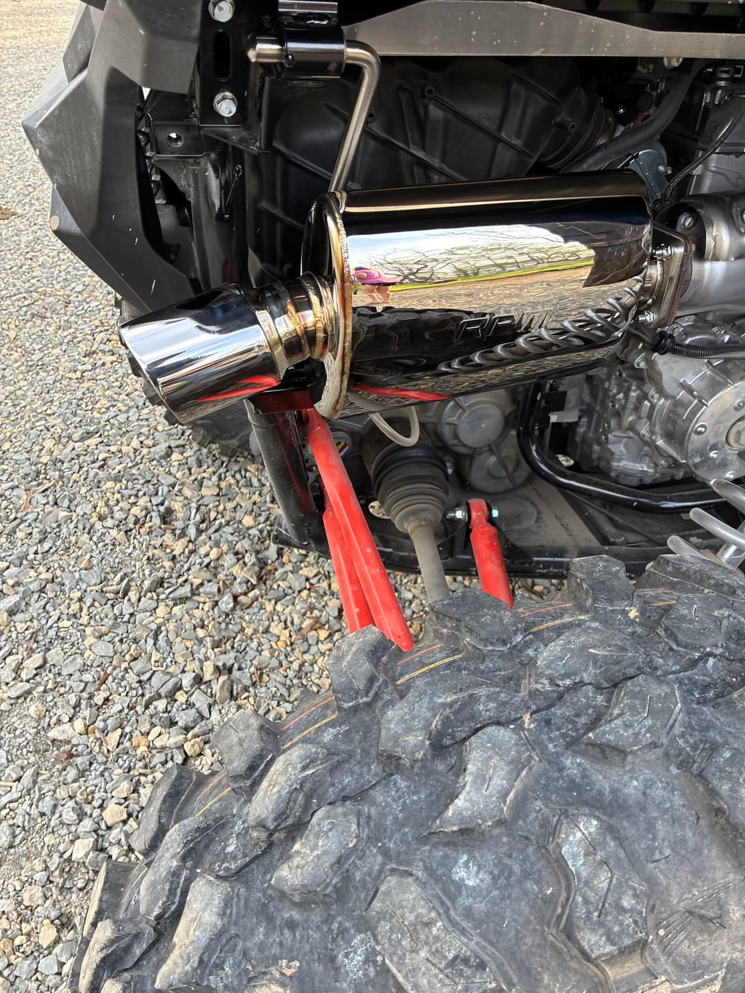 Customer photo review of RPM Teryx KRX 1000 Catless Slip On Sport Muffler KRF1000