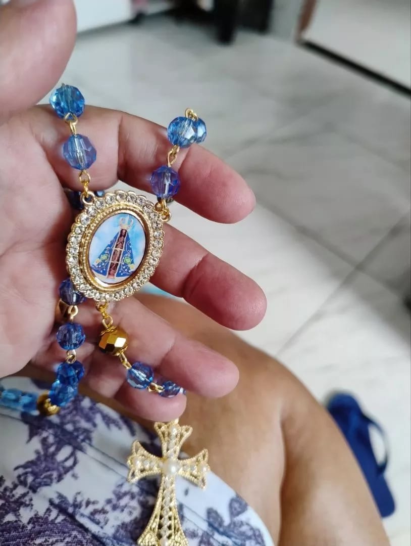 Customer photo review of Terço Católico - Nossa Senhora Aparecida