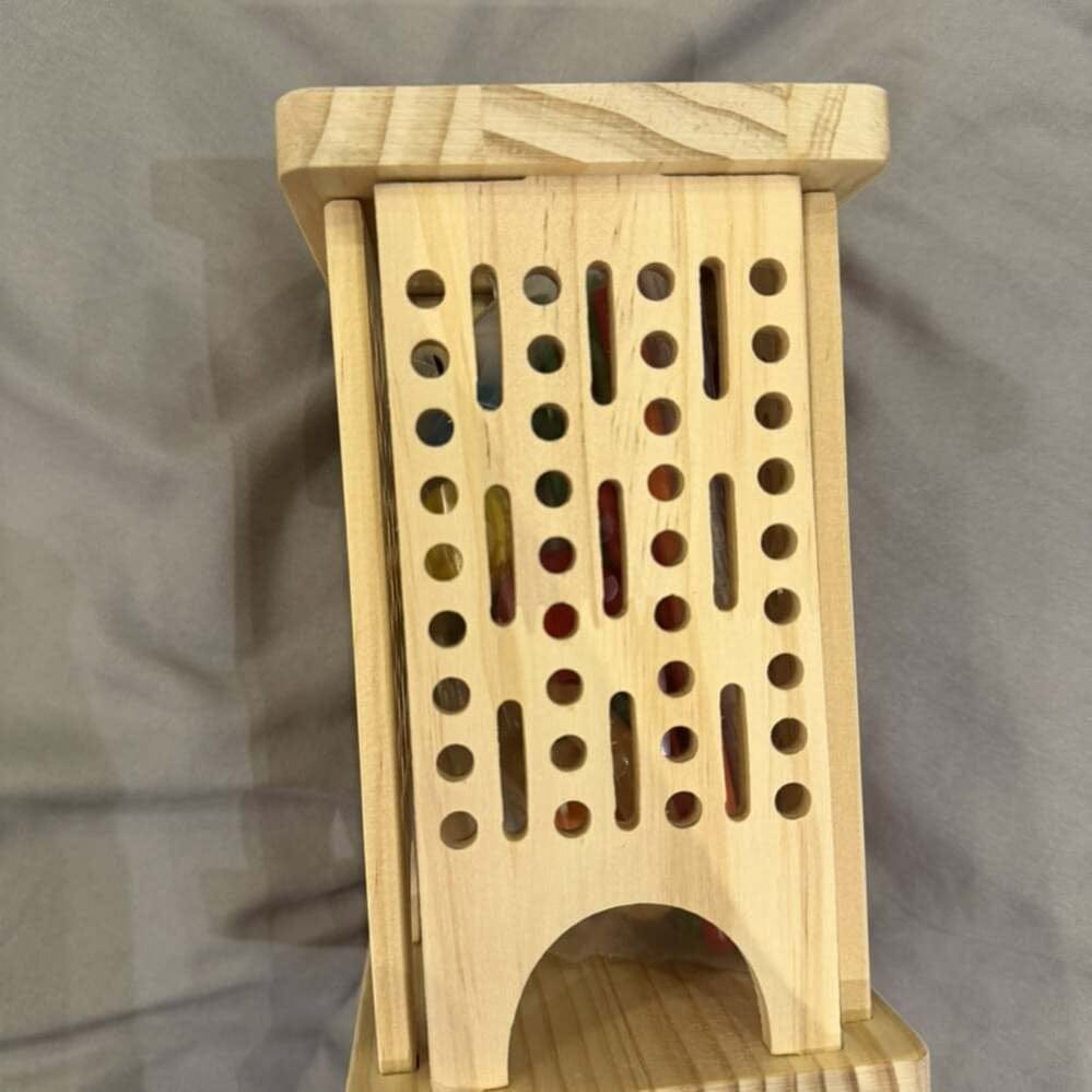 Customer photo review of Marvin’s Montessori Stick Tower Game