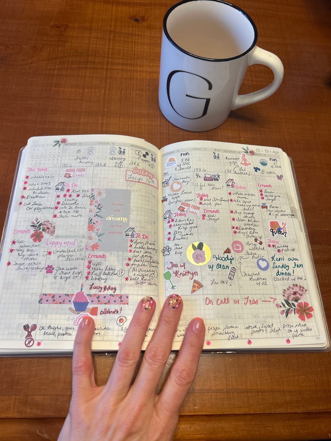 Customer photo review of 2026 A5 Weekly Planner | Core | Unstacked Weekends