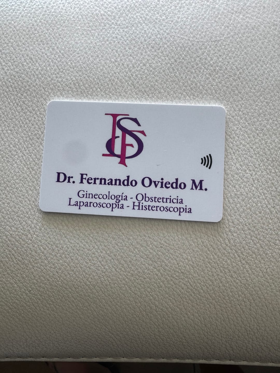 Customer photo review of Custom NFC Business Card