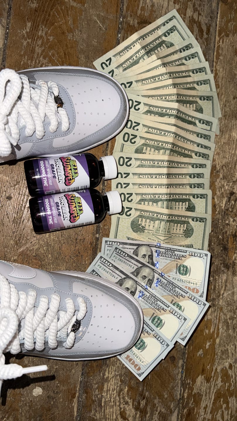 Customer photo review of THC Syrup - Grape