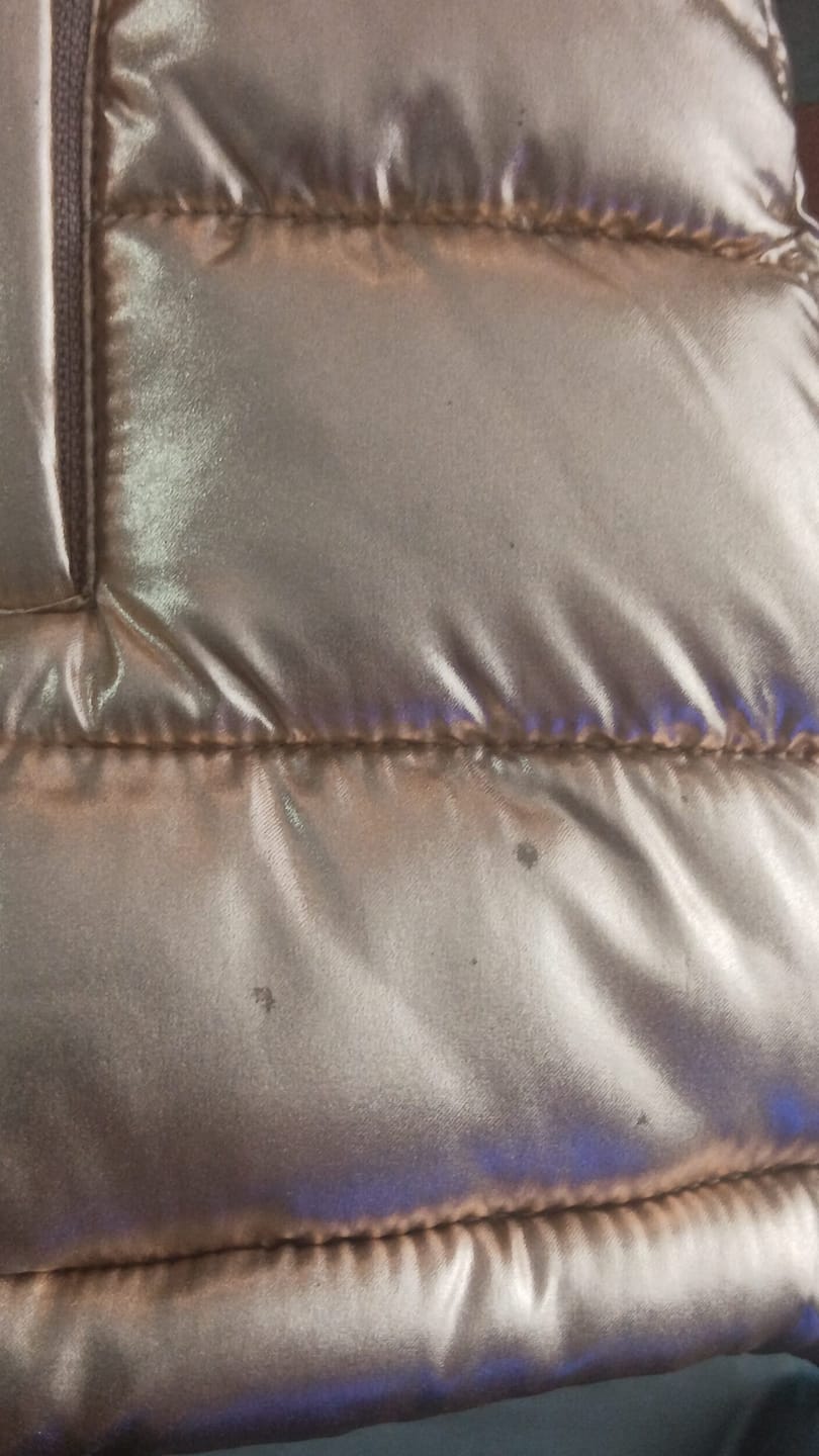Customer photo review of Piumino donna PYREX zip con cappuccio oro