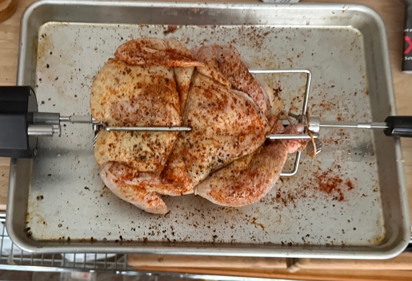 Customer photo review of ROTISSERIE & DOME EXTENSION