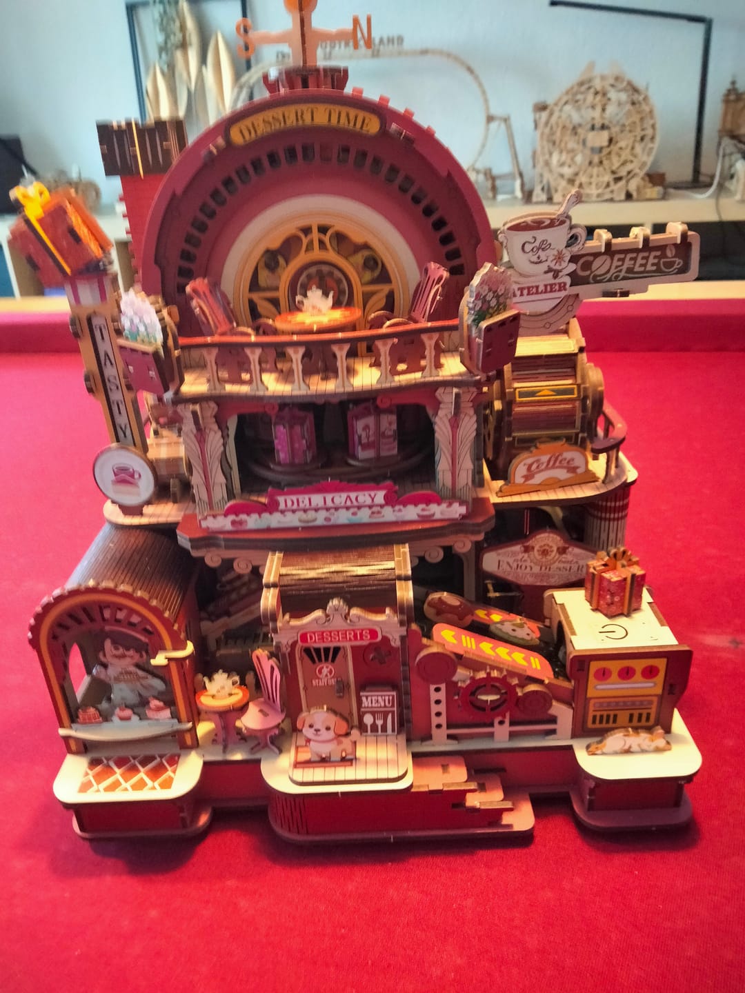 Customer photo review of Dessert Time Music Box Wooden Puzzle