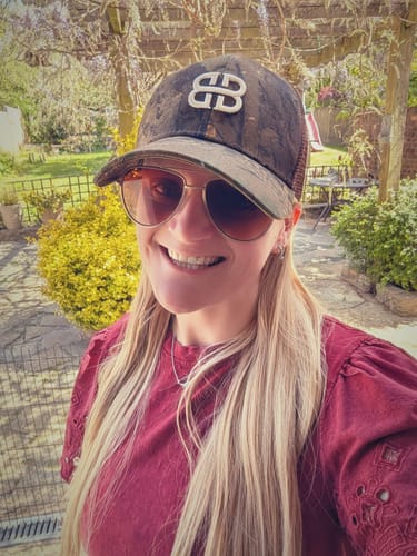 Customer photo review of Signature Camo Cattle Brand Cap