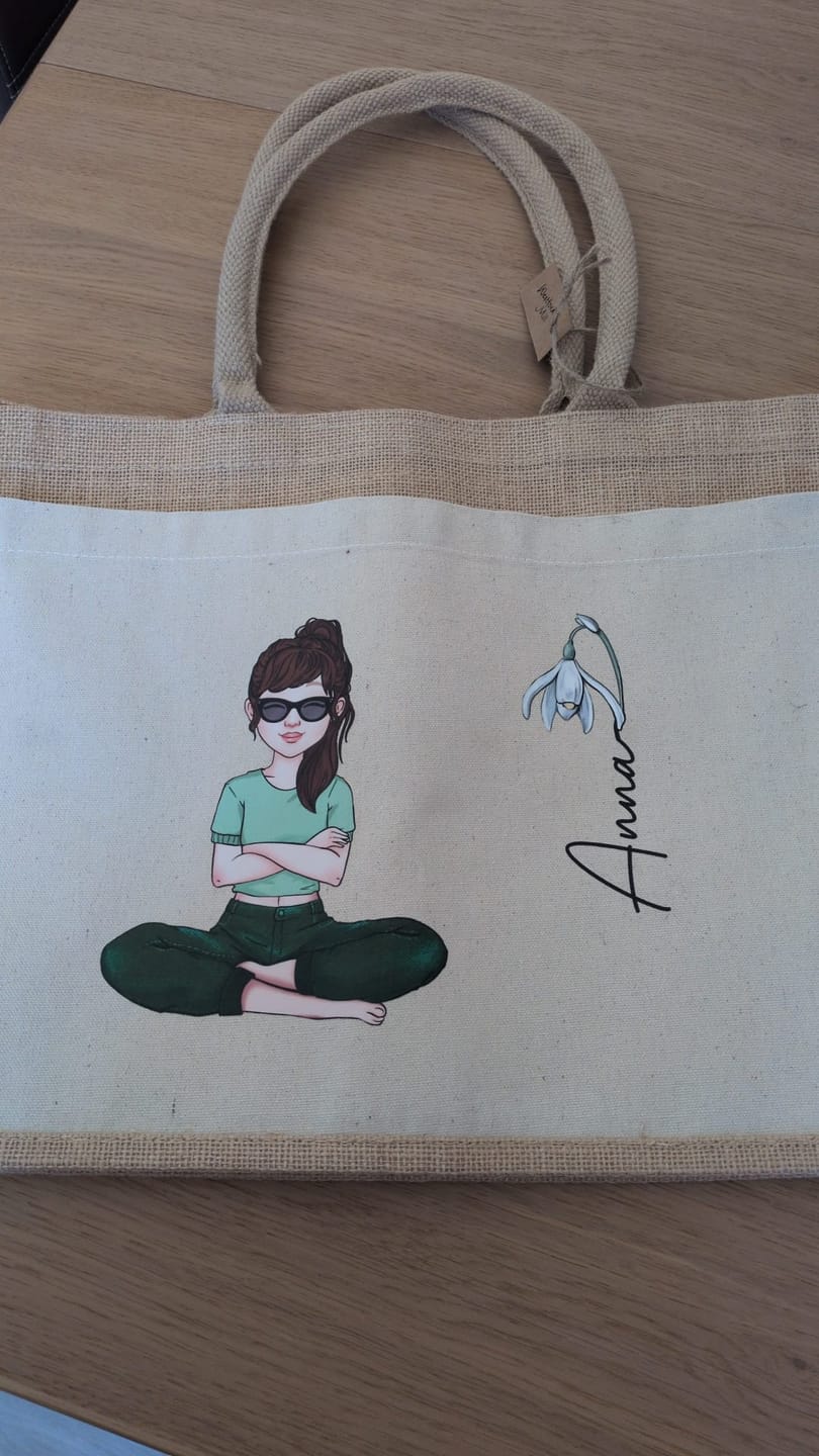 Customer photo review of Summervibes - Personalisierte Tasche für den Strand