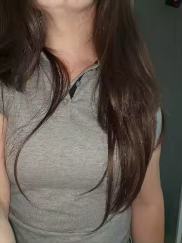 Customer photo review of Remy Clip-In Hair Extensions 100g – Straight