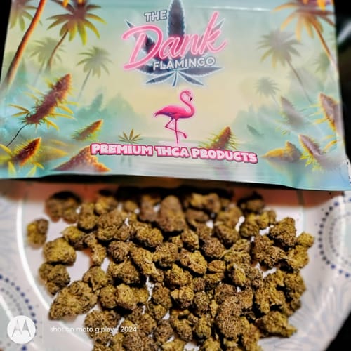 Customer photo review of Dank Strawberry THCA Flower - Cheap Indoor