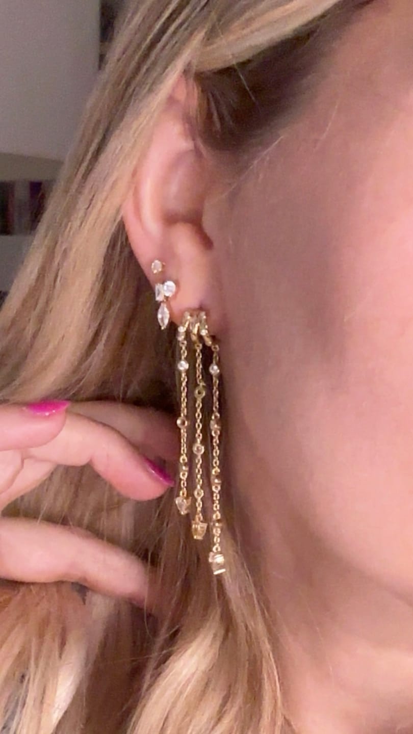Customer photo review of Isola Stud Earring