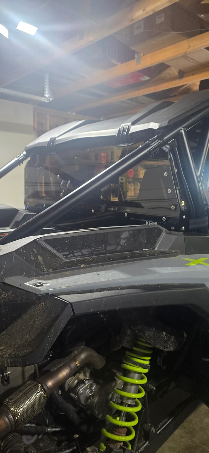 Customer photo review of UTV Sliding Vented Tinted Rear Windshield for 2024+ Polaris RZR XP 1000 / RZR XP4 1000