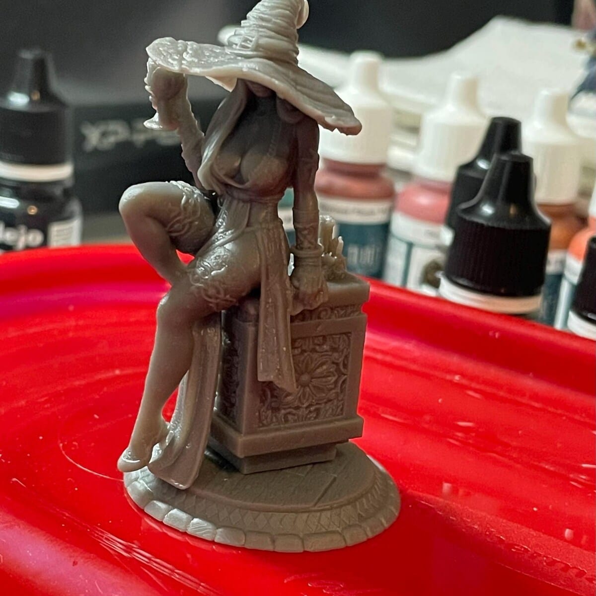 Customer photo review of Witch Mage Pinup