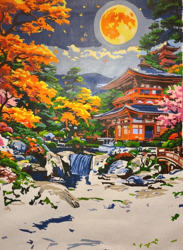 Customer photo review of Moonlit Kyoto Garden