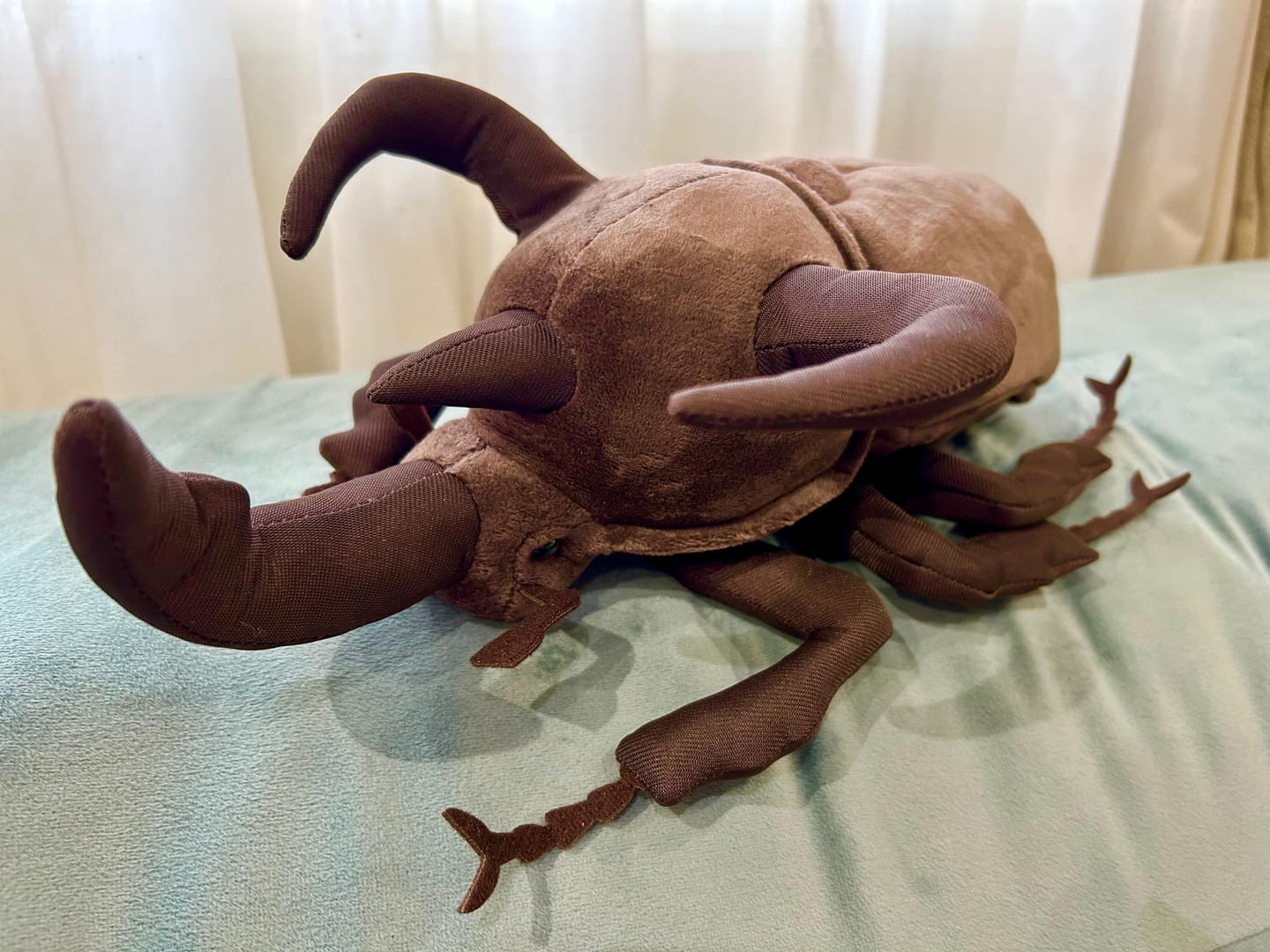 Customer photo review of Atlas Beetle Soft Stuffed Plush Toy