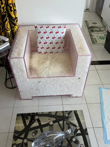 Customer photo review of LV CHERRY PILLOW (WHITE)