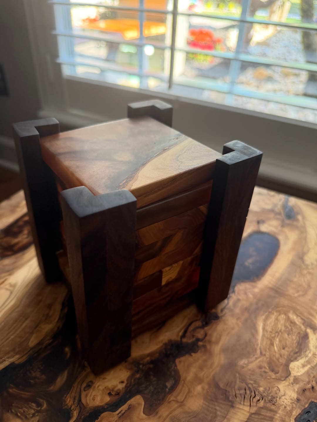 Customer photo review of 16.5x4x1" Silicone Mold For Epoxy Resin - Coaster Mold + Long Cheeseboards