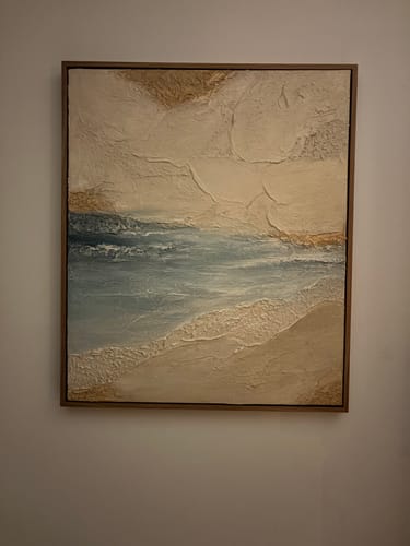 Customer review photo for Plaster Art Texture Painting #SG482