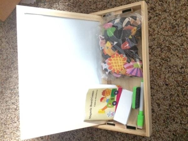 Customer photo review of Zeichentafel Kinder 2in1 | Magnettafel und Kreidetafel