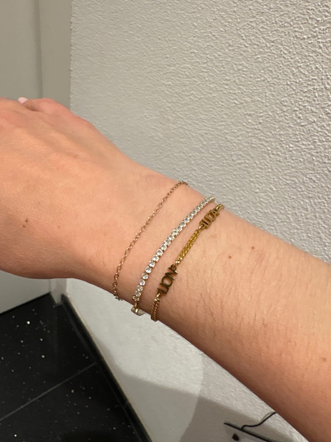 Customer photo review of Personalisiertes Namensarmband