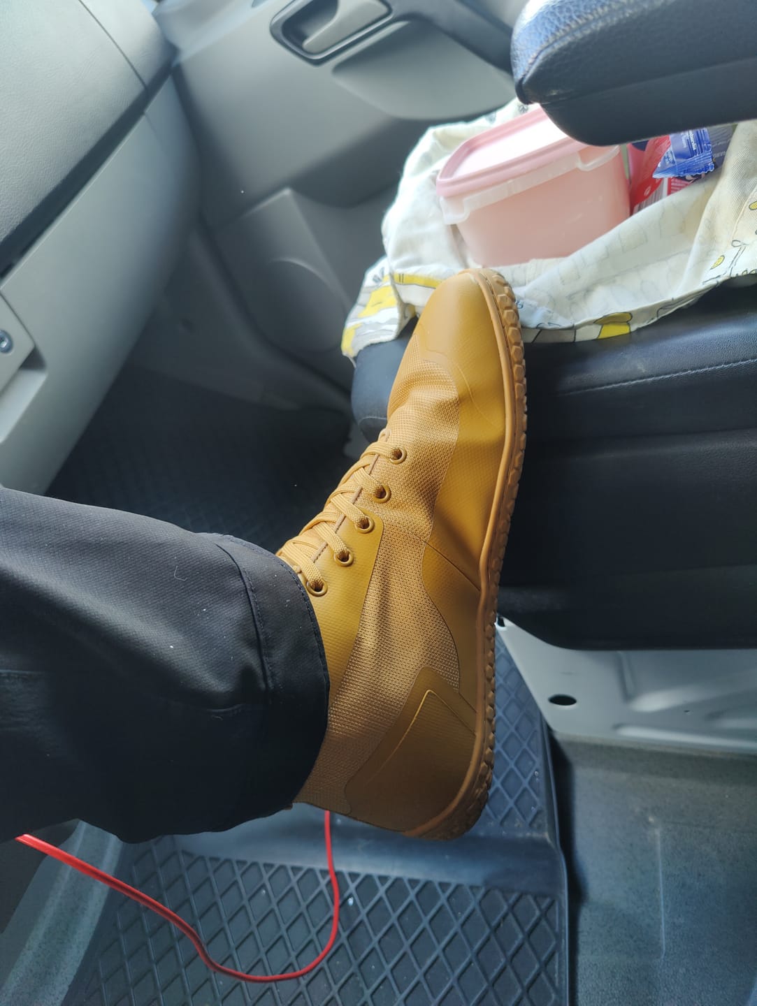 Customer photo review of Vaistoa Tuohi 2 -paljasjalkaretkeilykengät
