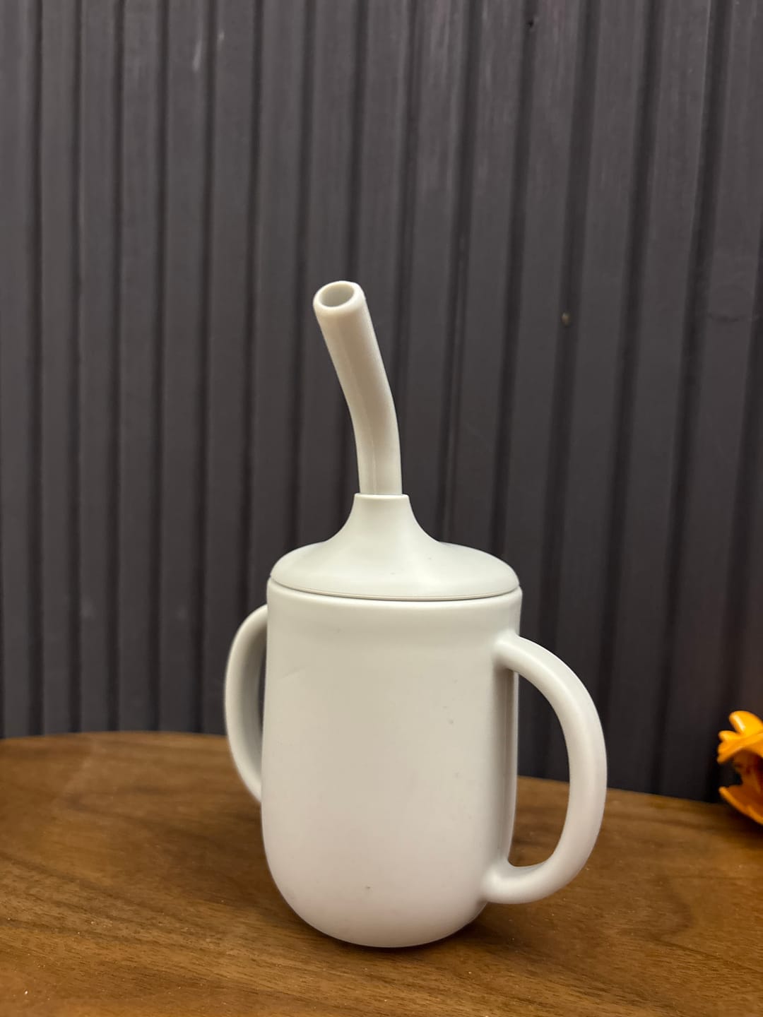 Customer photo review of Silicone Straw Cup with straw cleaner