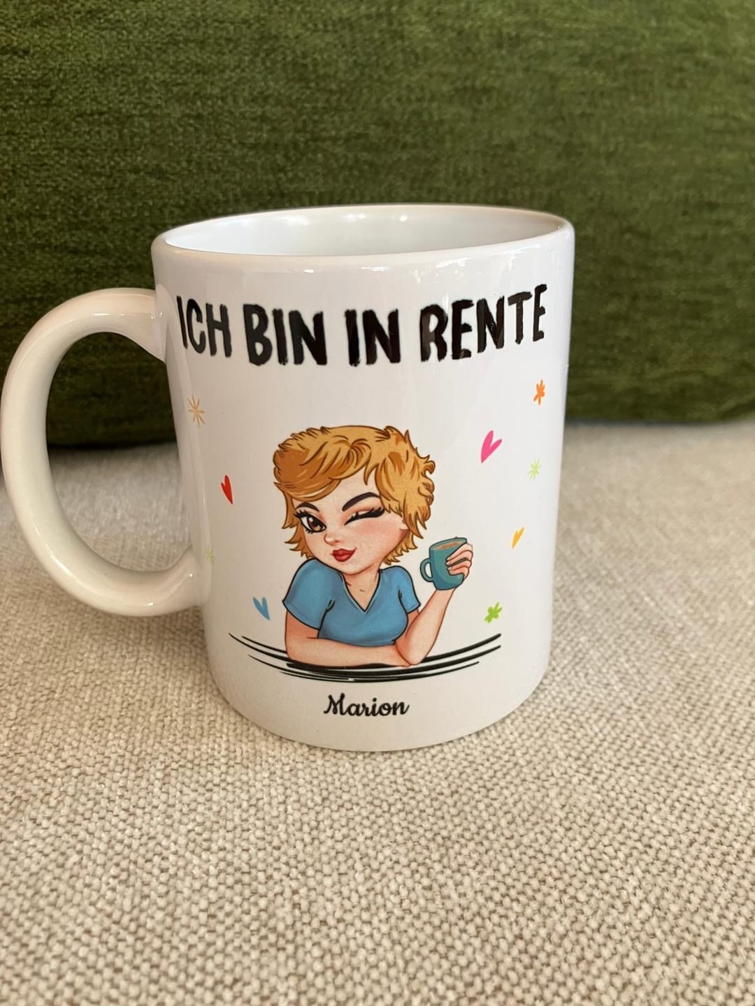 Customer photo review of Bester Papa Ever - Personalisierte Tasse für Papa mit Namen der Kinder
