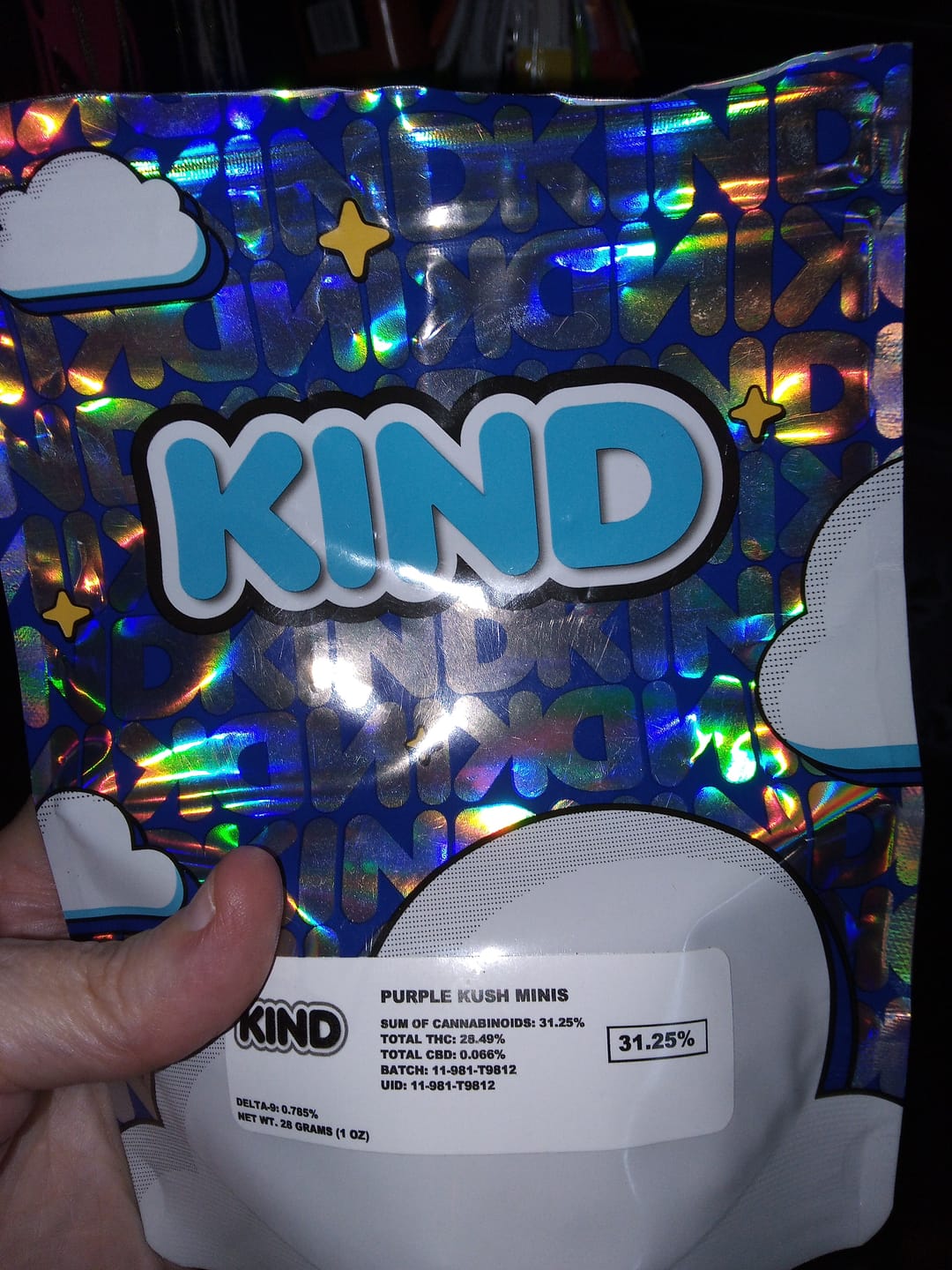 Customer photo review of Purple Kush - Minis - 28 Grams - Indica