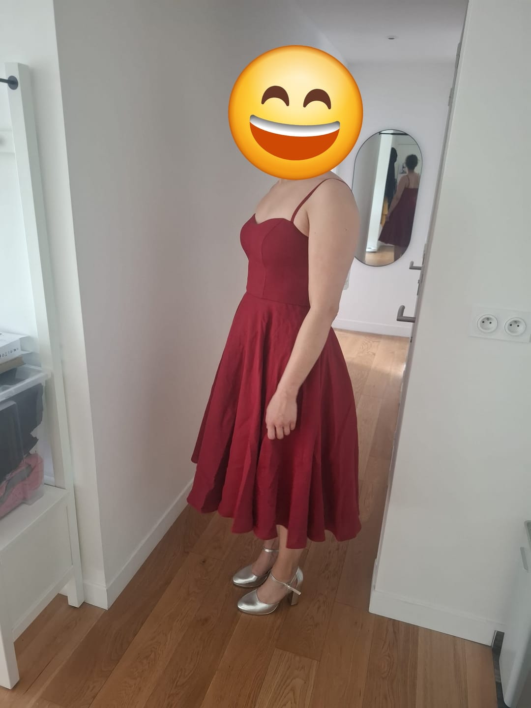 Customer photo review of Bardot Linen Dress
