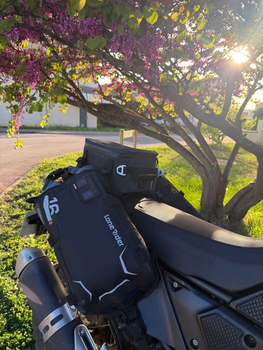 Customer photo review of ADVBags 16 – Rackless Saddle Bags