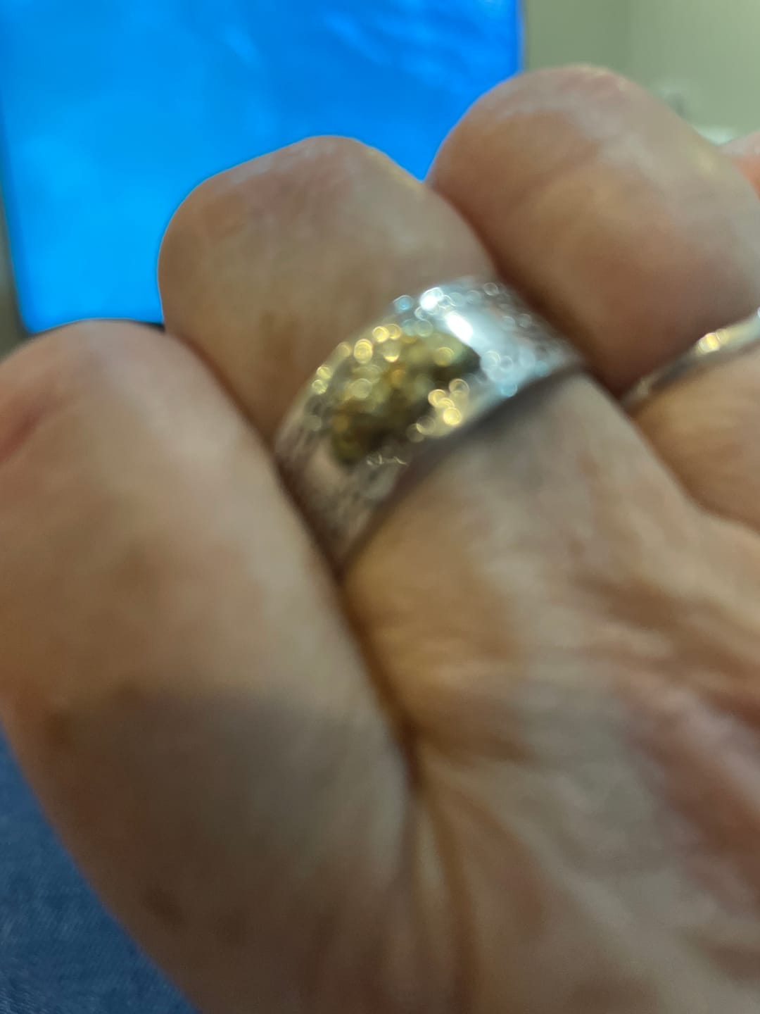 Customer photo review of Buddha Stones Lucky FengShui PiXiu Wealth Ring