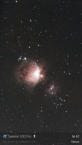 Customer photo review of ZWO Seestar S30 Pro Smart Telescope