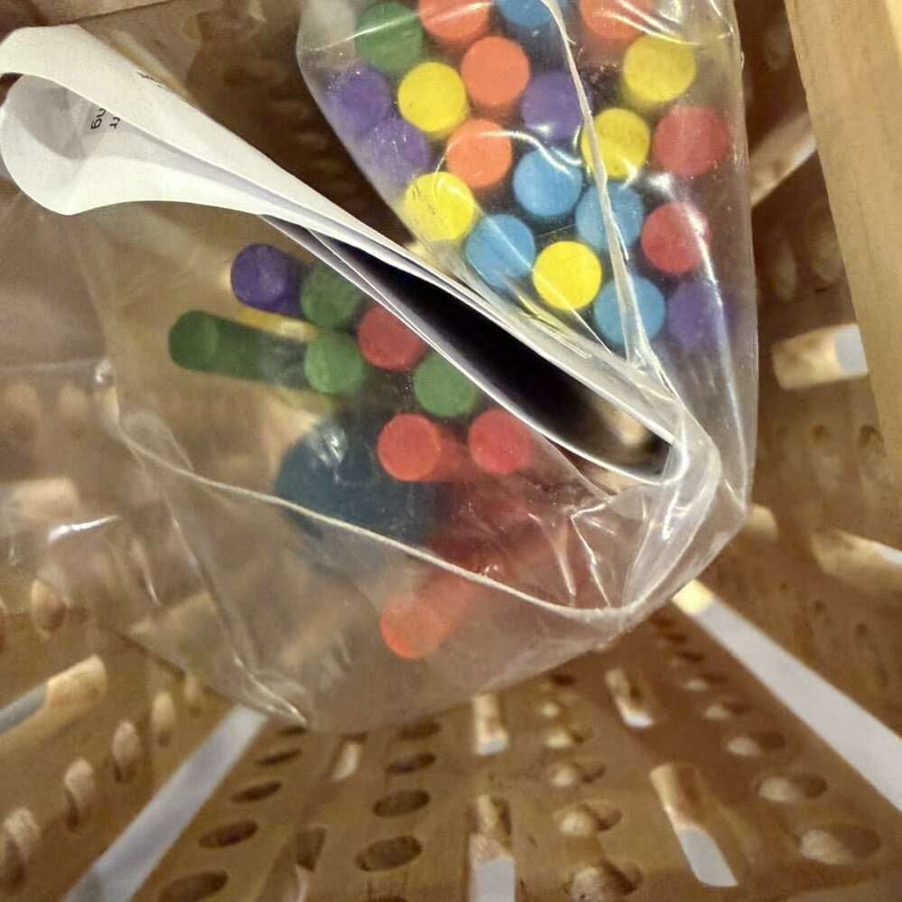 Customer photo review of Marvin’s Montessori Stick Tower Game