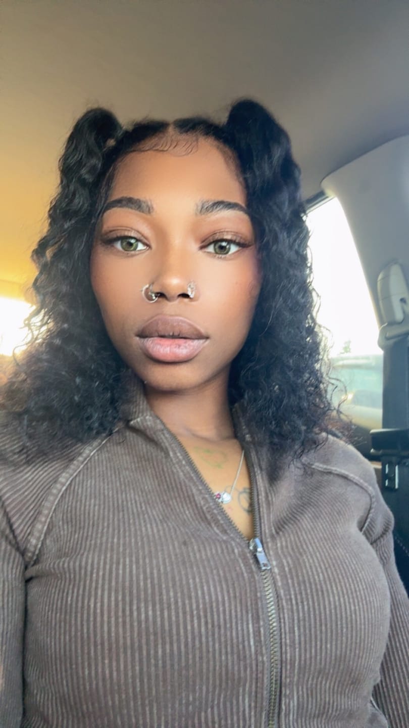 Customer photo review of Turmeric and Lemon Lip Balm (for Dark Lips)