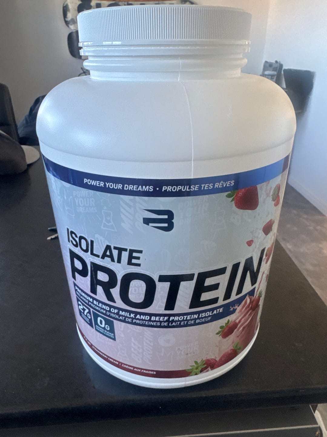 Customer photo review of Believe - Isolate et Collagène Bovin - 4.4lb