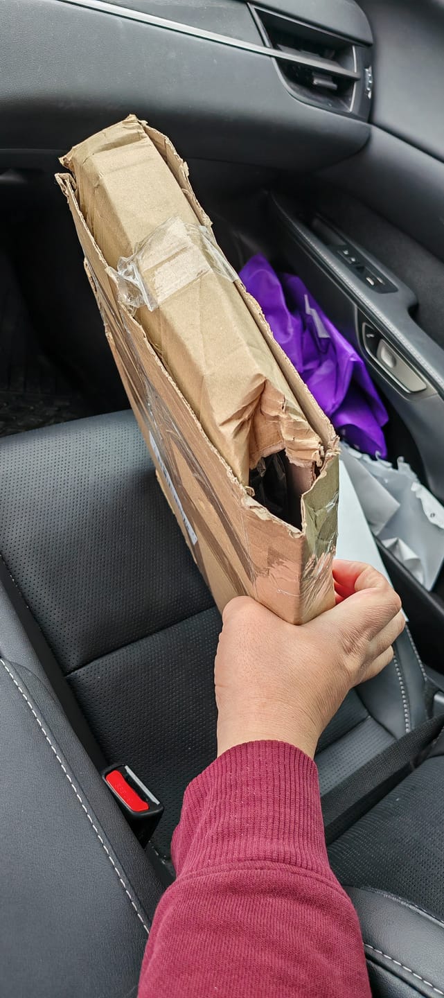 Customer photo review of Lunar Shadow 9-Pocket Trading Card Binder