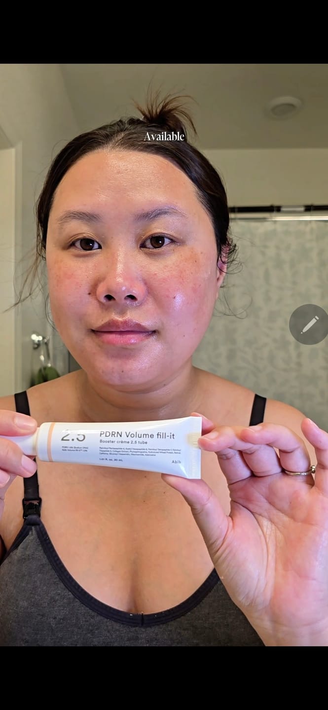 Customer photo review of PDRN Volume fill-it Booster crème 2.5 tube