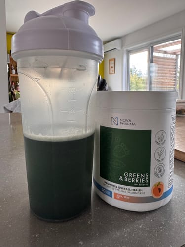 Customer photo review of Nova Pharma - Greens & Berries - 315g
