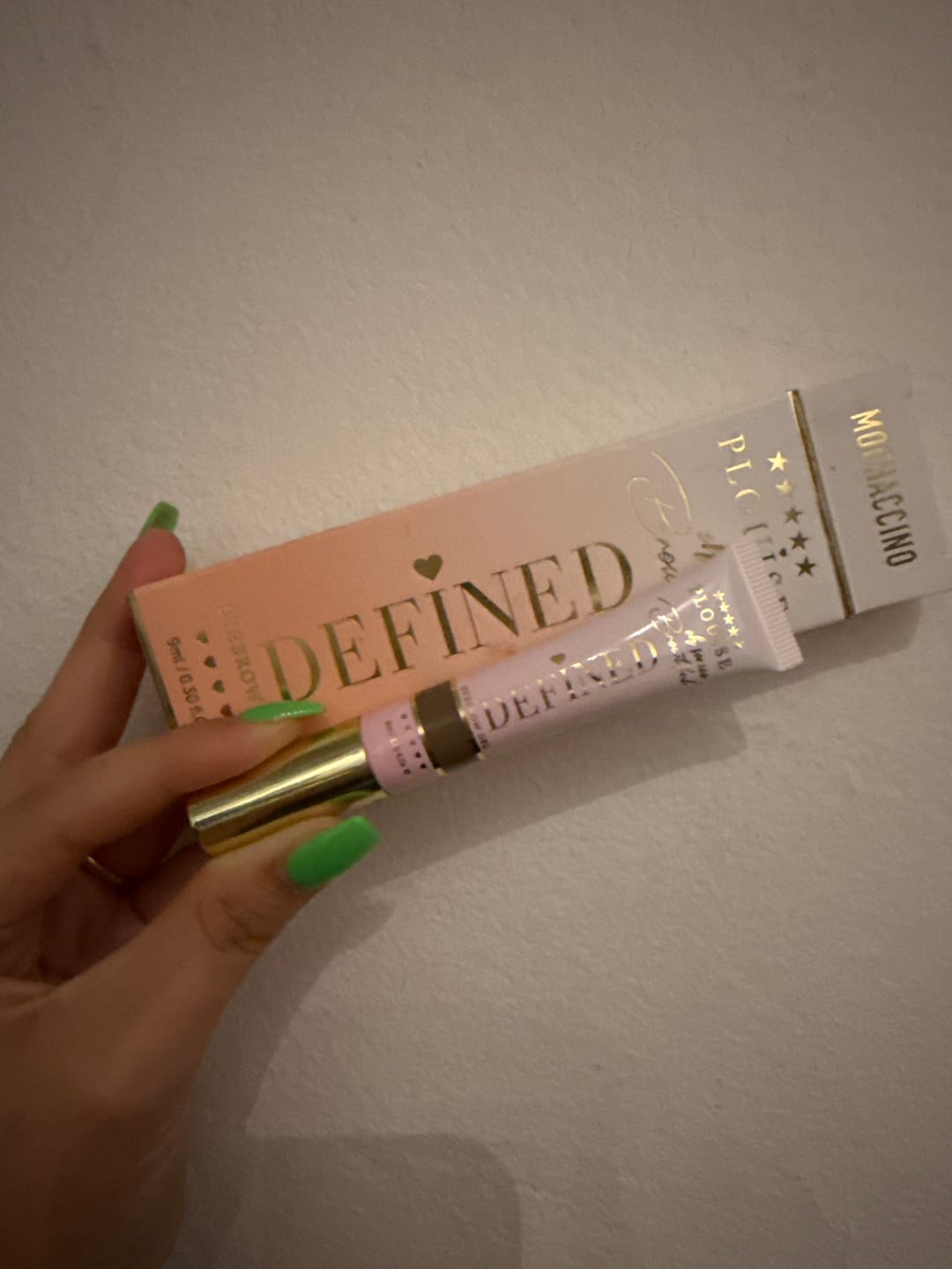 Customer photo review of P.Louise Defined Slimline Tinted Eyebrow Gel