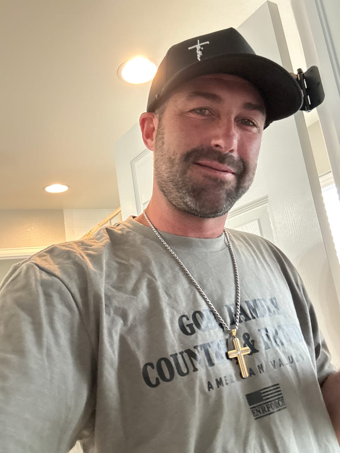 Customer photo review of American Values Tee