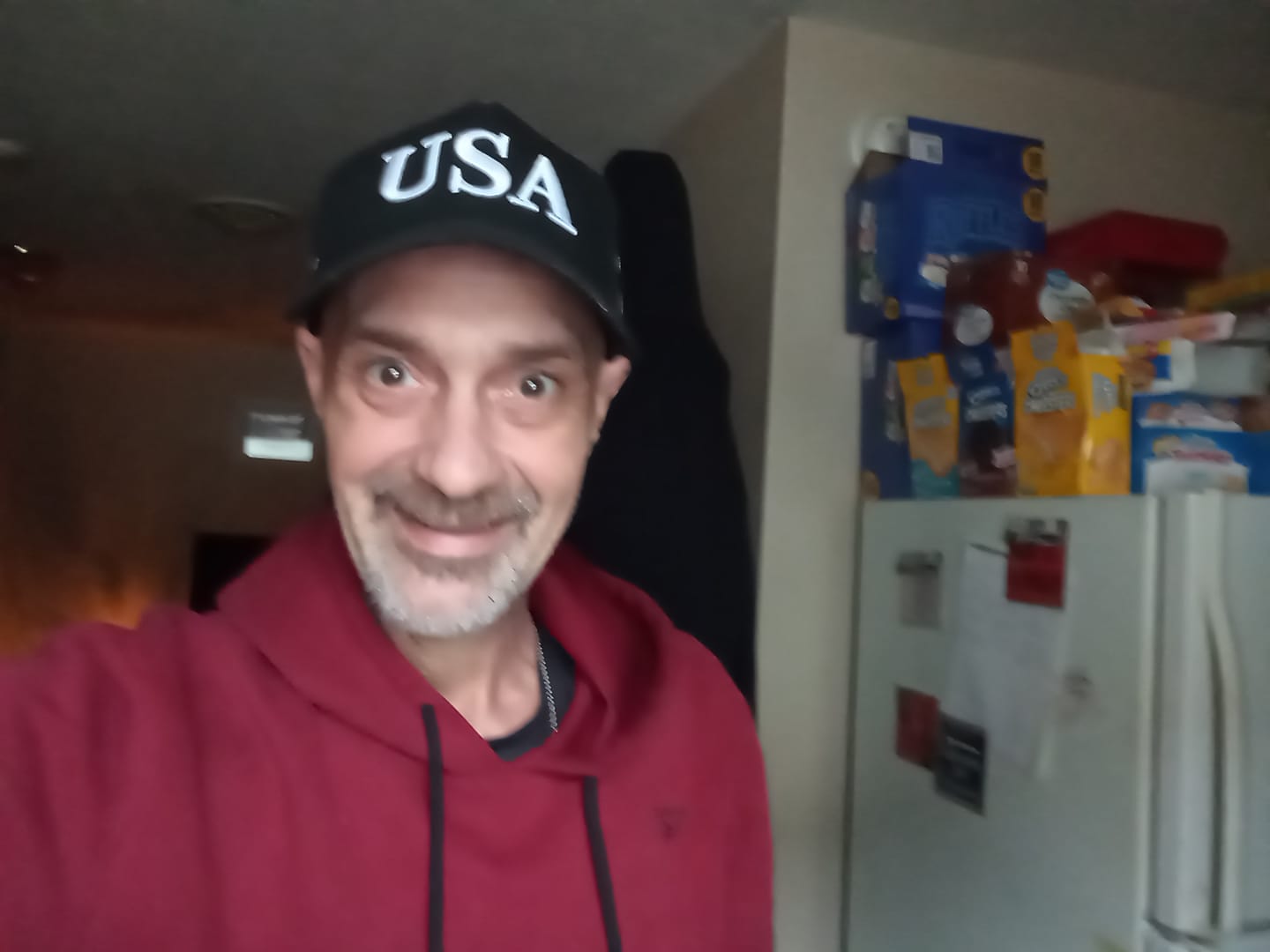 Customer photo review of USA 250th Anniversary Hat (1776–2026) — Embroidered Semiquincentennial Cap