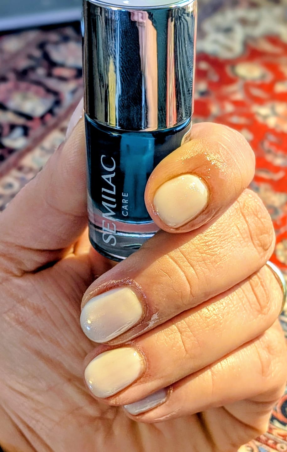 Customer photo review of Semilac Fiber Base UV Gel Polish