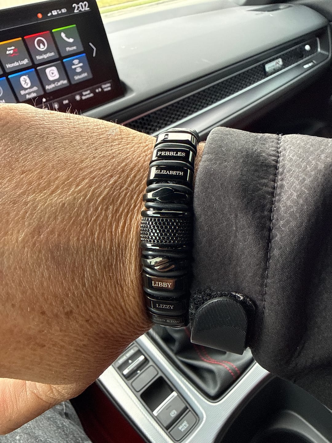 Customer photo review of Bracelet: Black