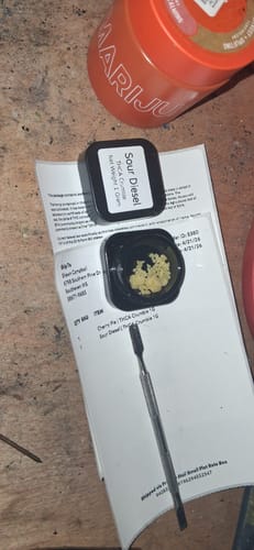 Customer photo review of Sour Diesel | THCA Crumble