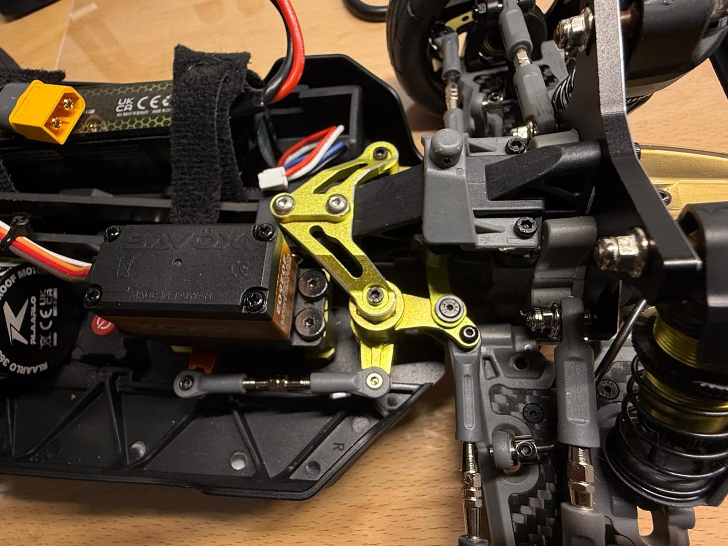 Customer photo review of Aluminum Servo Saver For RZ001 and 1/10 Rally Car